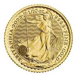 2023 1/10 oz Gold Britannia Coin BU