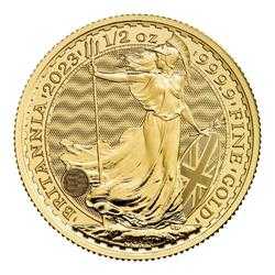 2023 1/2 oz Gold Britannia Coin BU