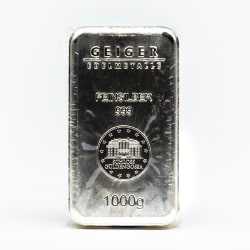 1 Kilo Geiger Security Line Silver Bar