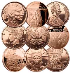 5 oz Copper Round - Design Our Choice