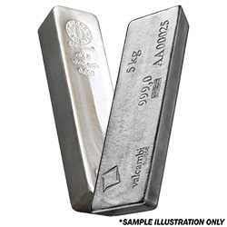 5 Kilo Silver Bar - Design Our Choice
