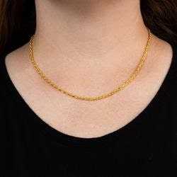 46 cm Gold Rope Chain Necklace 