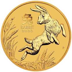 2023 1/4 oz Perth Mint Gold Lunar Rabbit Coin - Series III