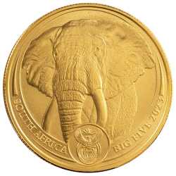 2023 1 oz South African Gold Elephant Coin - Big 5 Series I