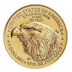 2021 New Design 1/10 oz American Gold Eagle Coin