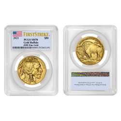 2021 US Gold Buffalo PCGS MS-70 First Strike 1 oz Coin