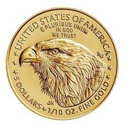 2023 1/10 oz American Gold Eagle Coin BU