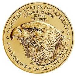 2023 1/4 oz American Gold Eagle Coin BU - Obverse