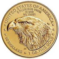 2023 1 oz American Gold Eagle Coin BU - Obverse