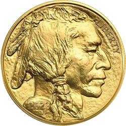 2023 1 oz American Gold Buffalo Coin BU - Obverse