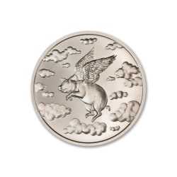2 oz When Pigs Fly Silver Round | Intaglio Mint
