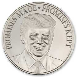 1 oz Trump Promises Made Promises Kept Silver Round