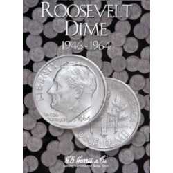 1946-1964 Roosevelt Dime Complete Set in Dansco Album