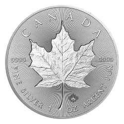 2019 Canadian Silver Incuse Maple Leaf Coin BU