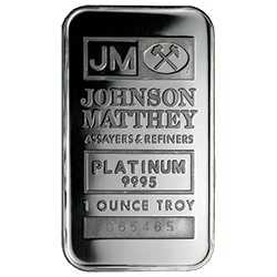 JM Platinum 1 oz Bar