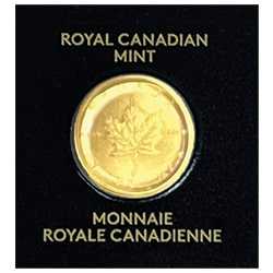 2023 1 Gram Canadian Gold Maplegram25 Coin