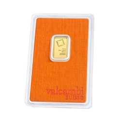 2.5 Gram Valcambi Gold Bar - in Assay