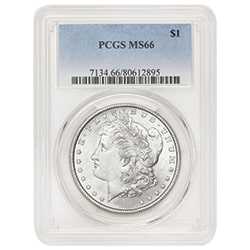 Pre-1921 PCGS MS-66 Morgan Silver Dollar - Random Year