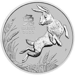 2023 1 oz Perth Mint Platinum Lunar Rabbit Coin - Series III