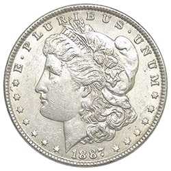 Pre-1921 Morgan Silver Dollar - Obverse