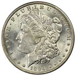 Pre-1921 Morgan Silver Dollar - Obverse