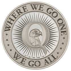 1.5 oz Qanon Silver Round