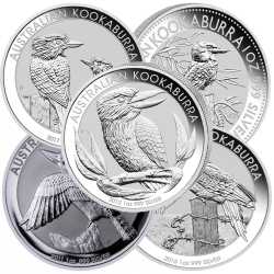 Perth Mint Silver Kookaburra Coin - Random Year