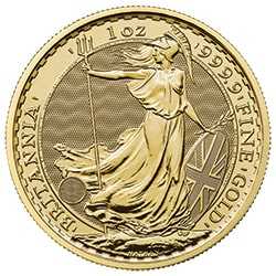 Random BR Gold Britannia 1 oz Coin