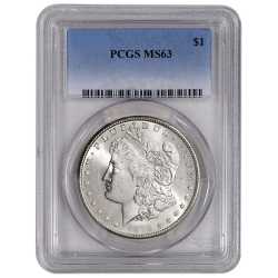 Pre-1921 PCGS MS-63 Morgan Silver Dollar - Random Year