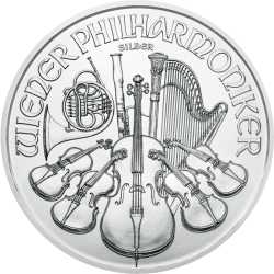1 oz Austrian Silver Philharmonic Coin - Random Year