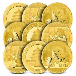 30g Chinese Gold Panda Coin - Random Year