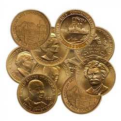 1/2 oz US Commemorative Arts Gold Medal Rounds