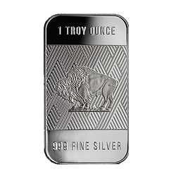 Republic Metals 1 oz Silver Buffalo Bar