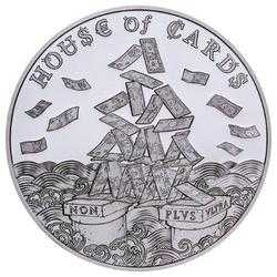 2022 5 oz House of Cards High Relief Silver - The Awakening Series