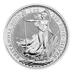 2023 1 oz Silver Britannia Coin BU