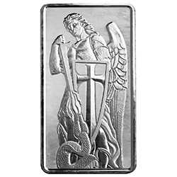 SC Silver Archangel Michael 10 oz Bar