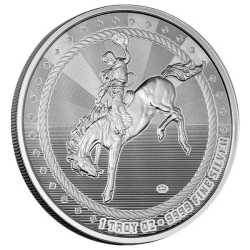 1 oz Scottsdale Mint Cowboy Silver Round 1 oz Scottsdale Mint Cowboy Silver Round