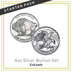 4 oz Silver Bullion - Starter Pack