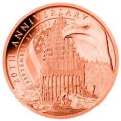 September 11th Anniversary 1 oz Copper Round