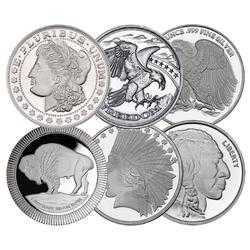 1 oz Silver Rounds (New) - Design Our Choice 1 oz Silver Rounds (New) - Design Our Choice