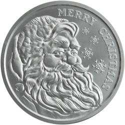 2022 1 oz Santa Silver Round