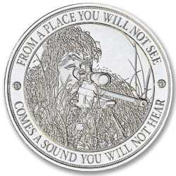1.5 oz Sniper Silver Round