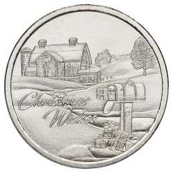 1 oz Christmas Wish Silver Round | Doc's Holiday Collection