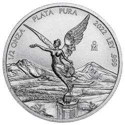 2022 1/2 oz Mexican Silver Libertad Coin