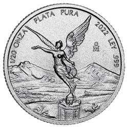 2022 1/20 oz Mexican Silver Libertad Coin