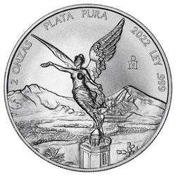 2022 2 oz Mexican Silver Libertad Coin