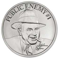 1 oz Al Capone Silver Round