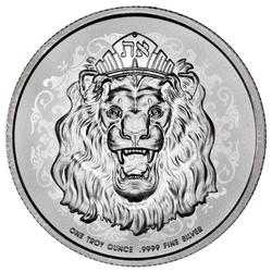 2023 1 oz Roaring Lion Silver Coin - Reverse