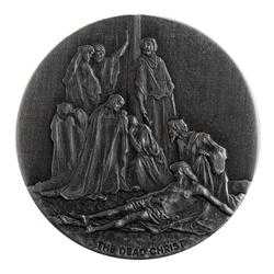 2022 2 oz The Dead Christ Silver Coin - Biblical Series