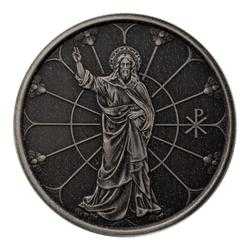 2022 1 oz Light of Christ Antique Silver Coins - Jesus Collection